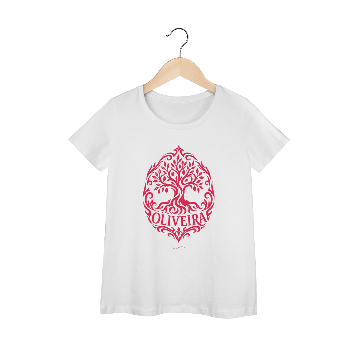 Mockup de Baby Long Tribal Vermelha em branco