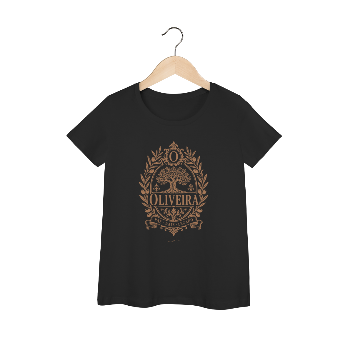 Mockup de Baby Long V2 Cobre em preto