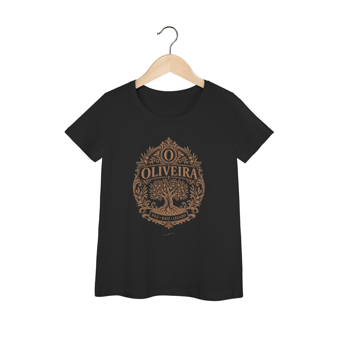 Mockup de Baby Long V1 Cobre em preto