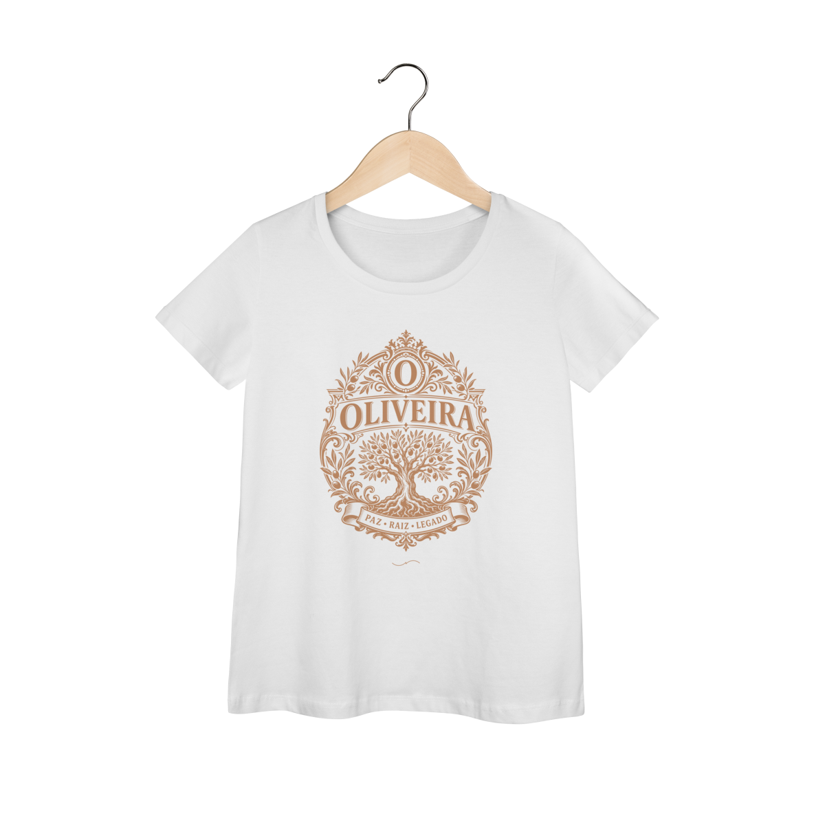 Mockup de Baby Long V1 Cobre em branco