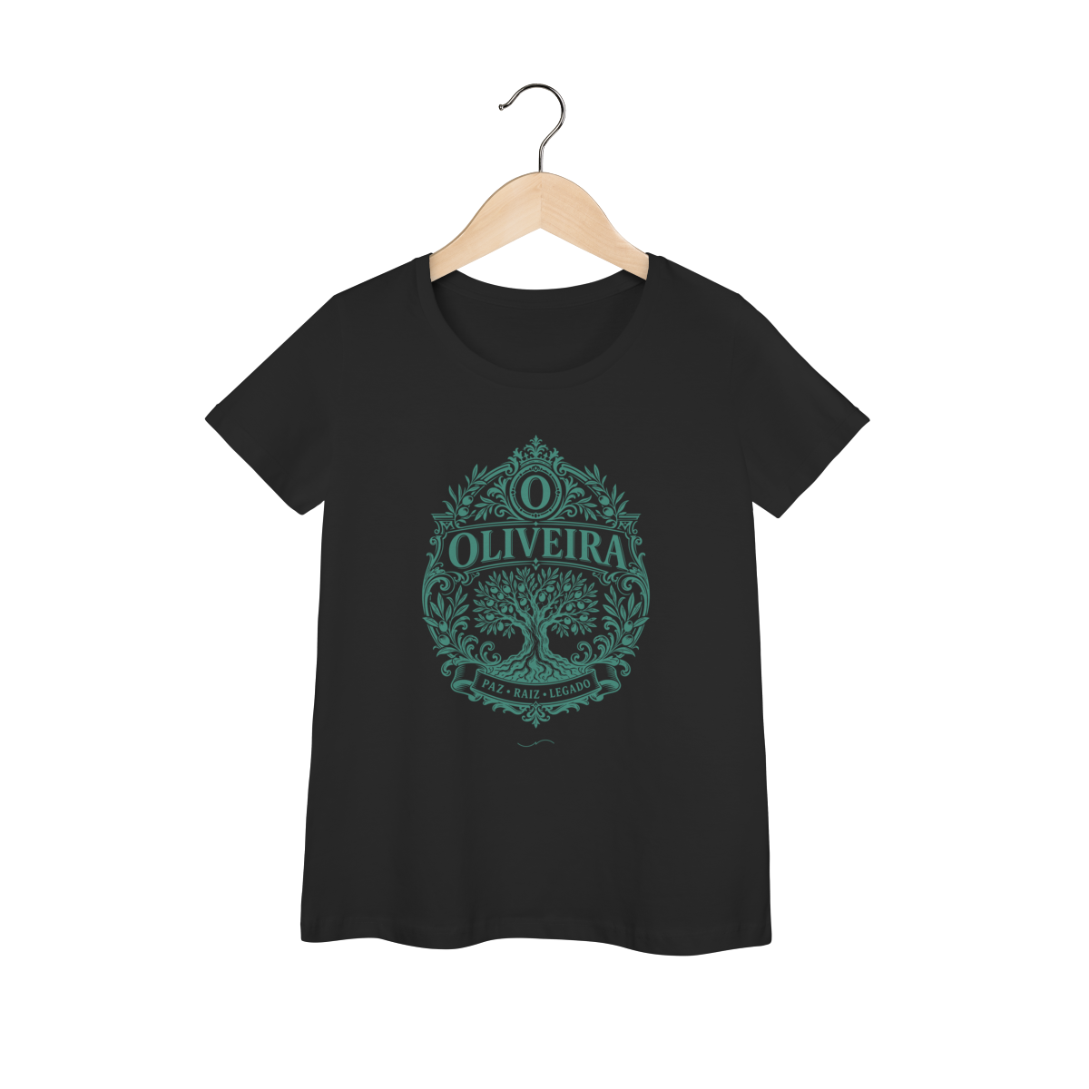Mockup de Baby Long V1 Verde em preto