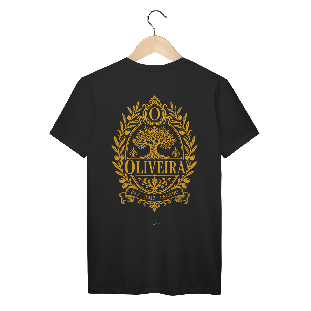Mockup de Camiseta V2 Costas em preto