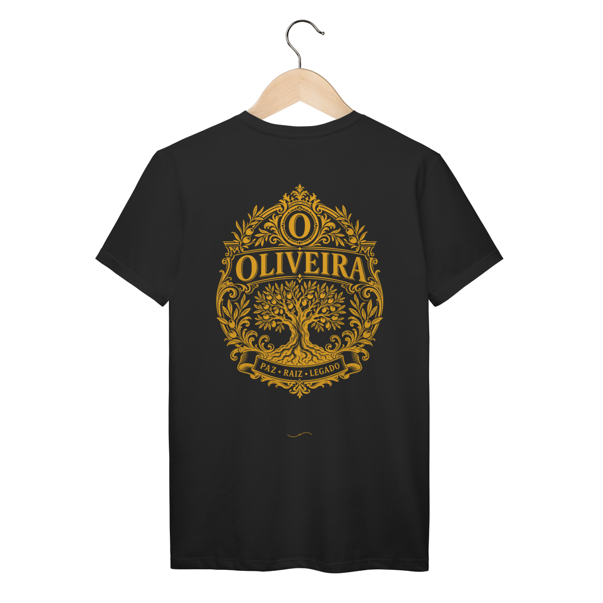Mockup de Camiseta V1 Costas em preto