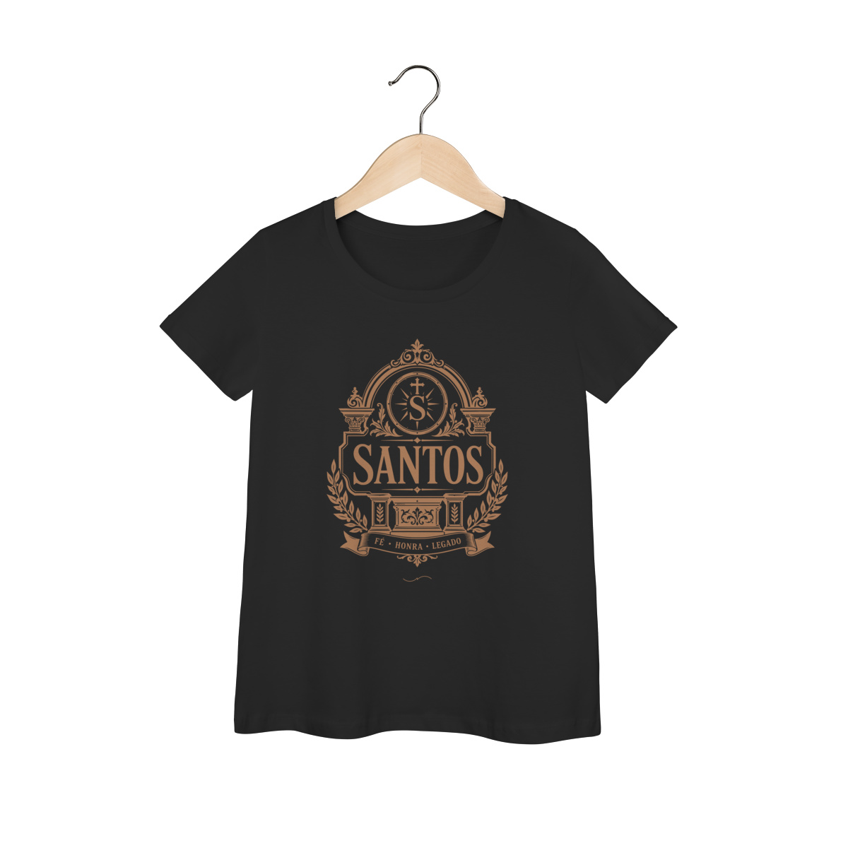 Mockup de Baby Long V2 Cobre em preto