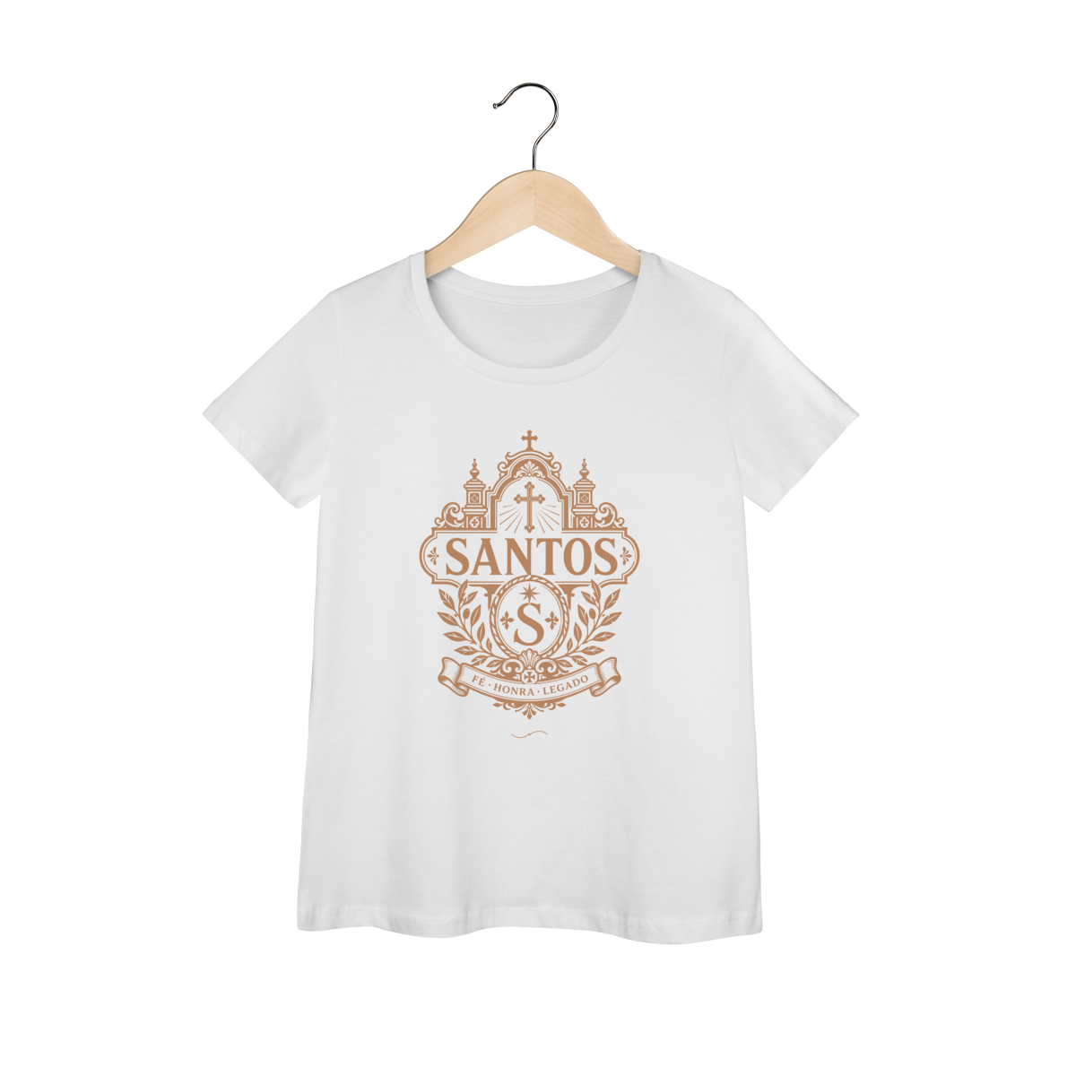 Mockup de Baby Long V1 Cobre em branco