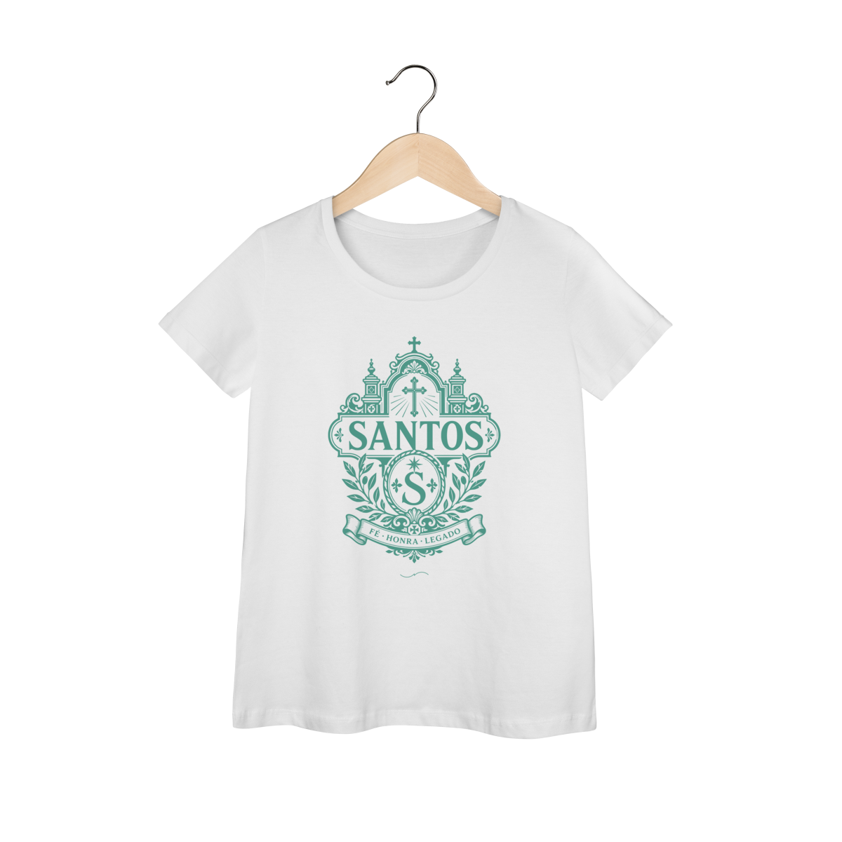 Mockup de Baby Long V1 Verde em branco