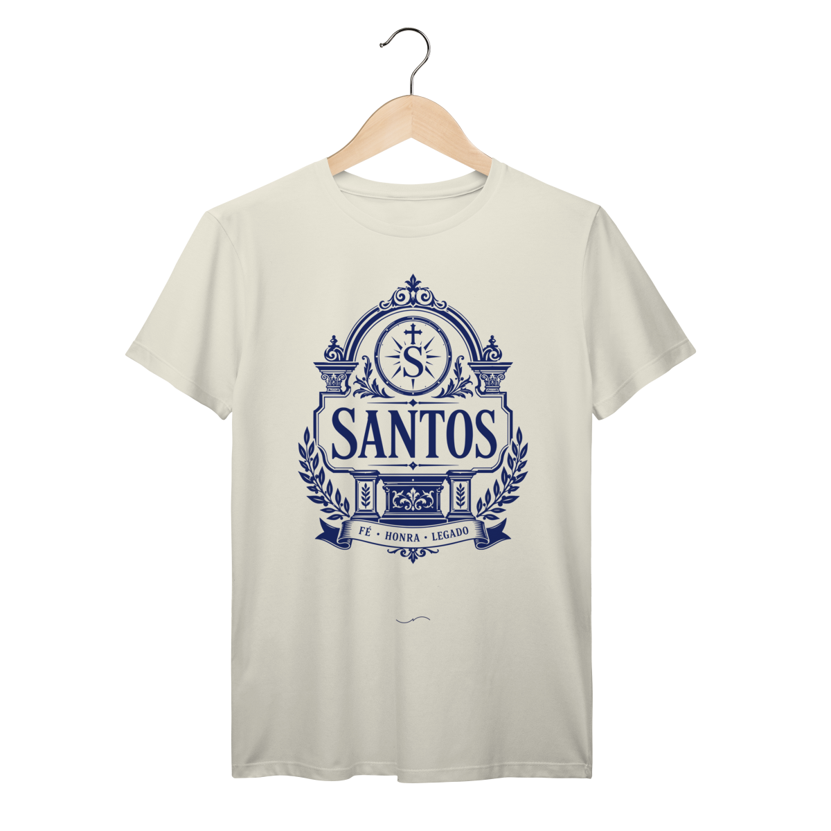 Mockup de Camiseta V2 Frente em marfim