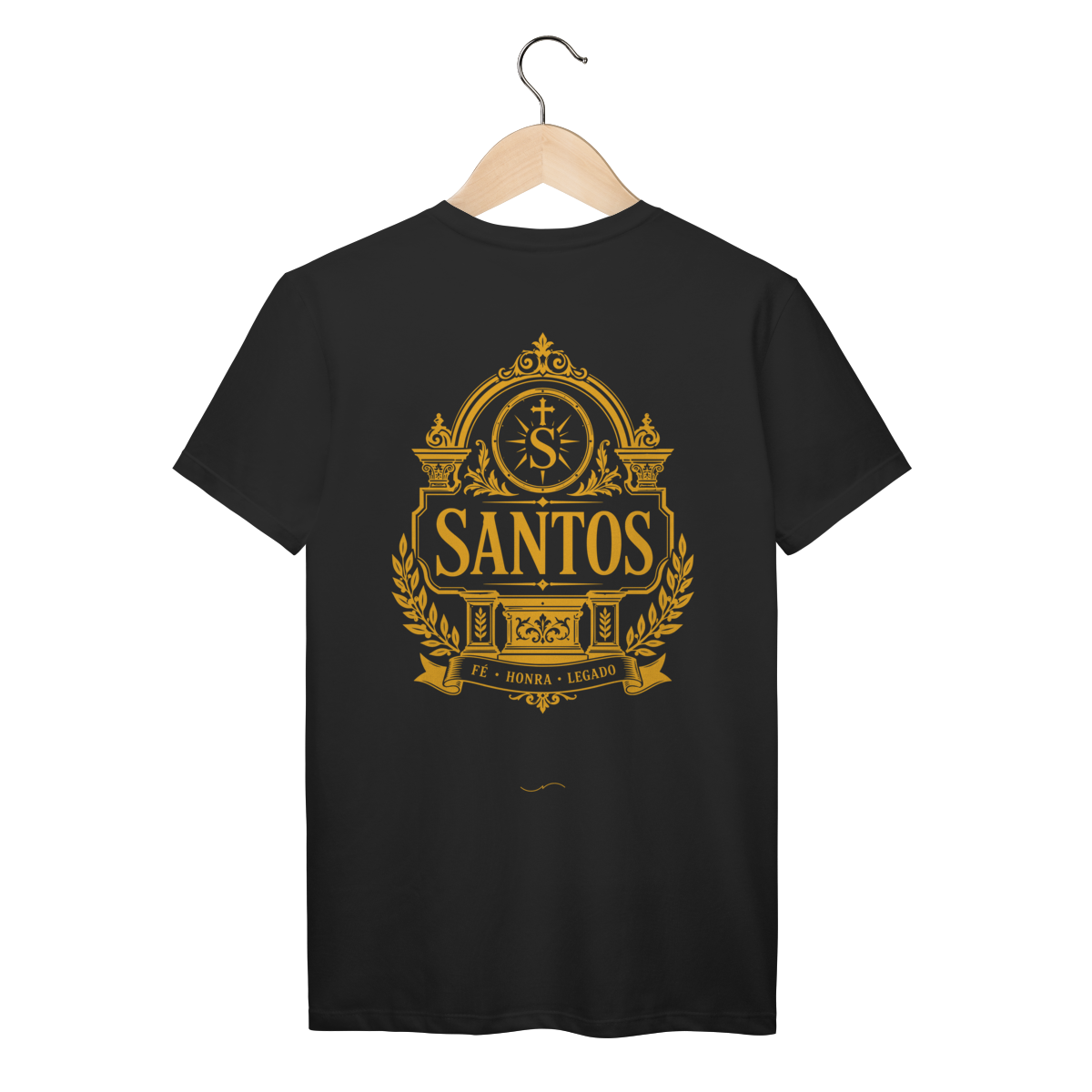 Mockup de Camiseta V2 Costas em preto