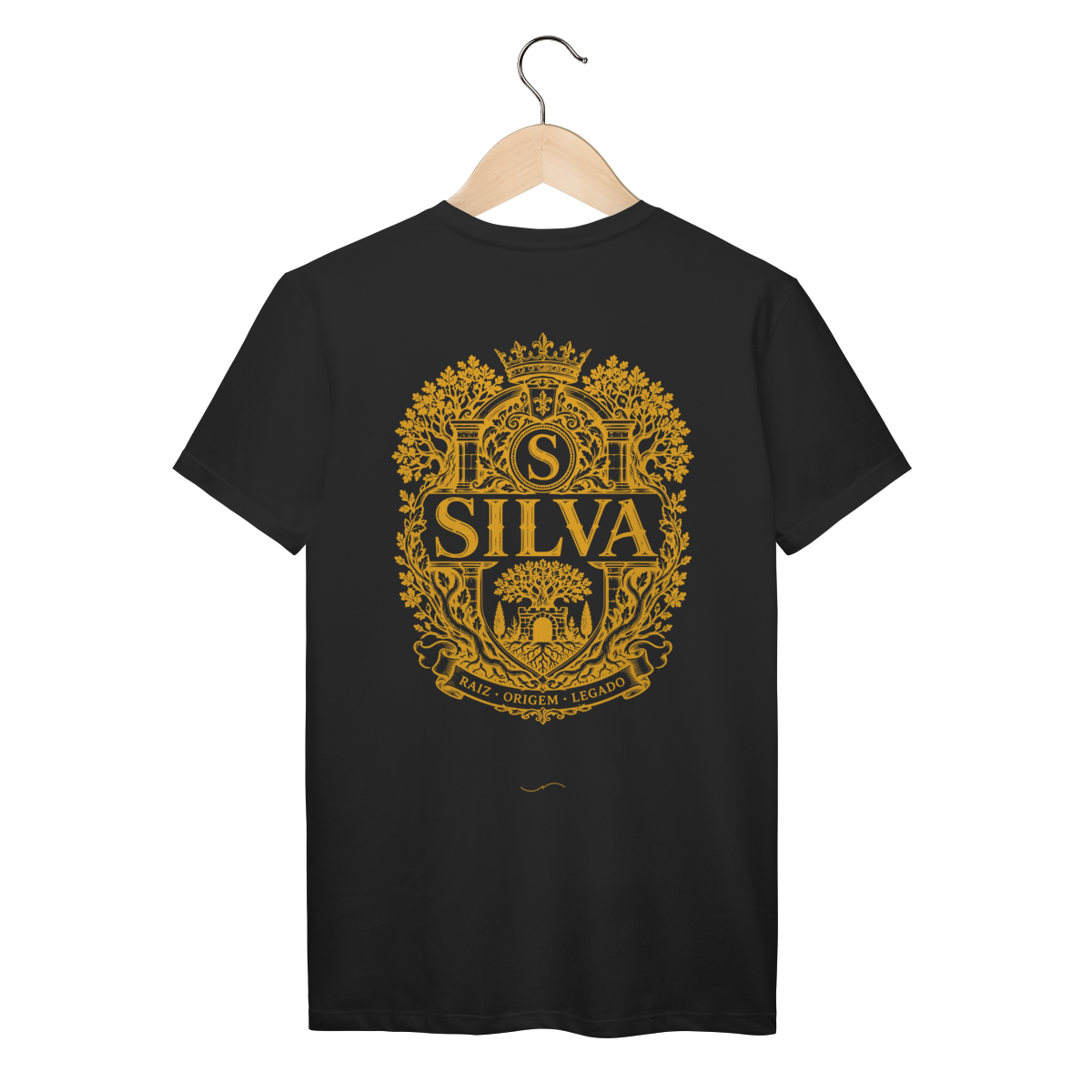 Mockup de Camiseta V2 Costas em preto