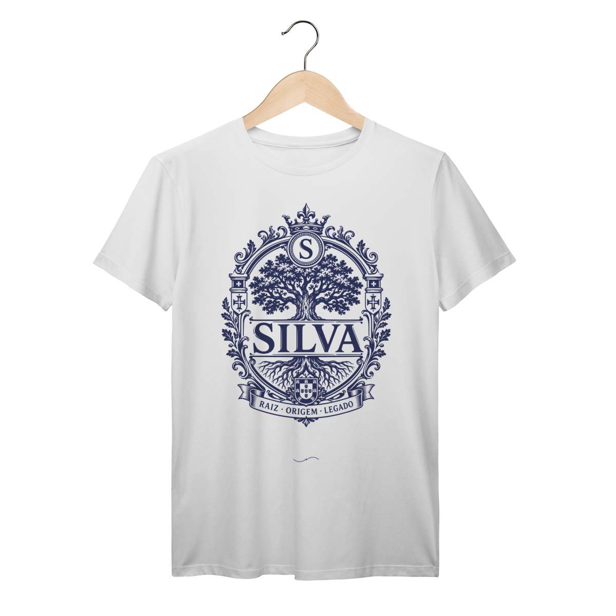 Mockup de Camiseta V1 Frente em branco