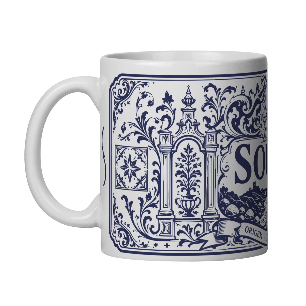 Mockup de Caneca V2 em vista frontal