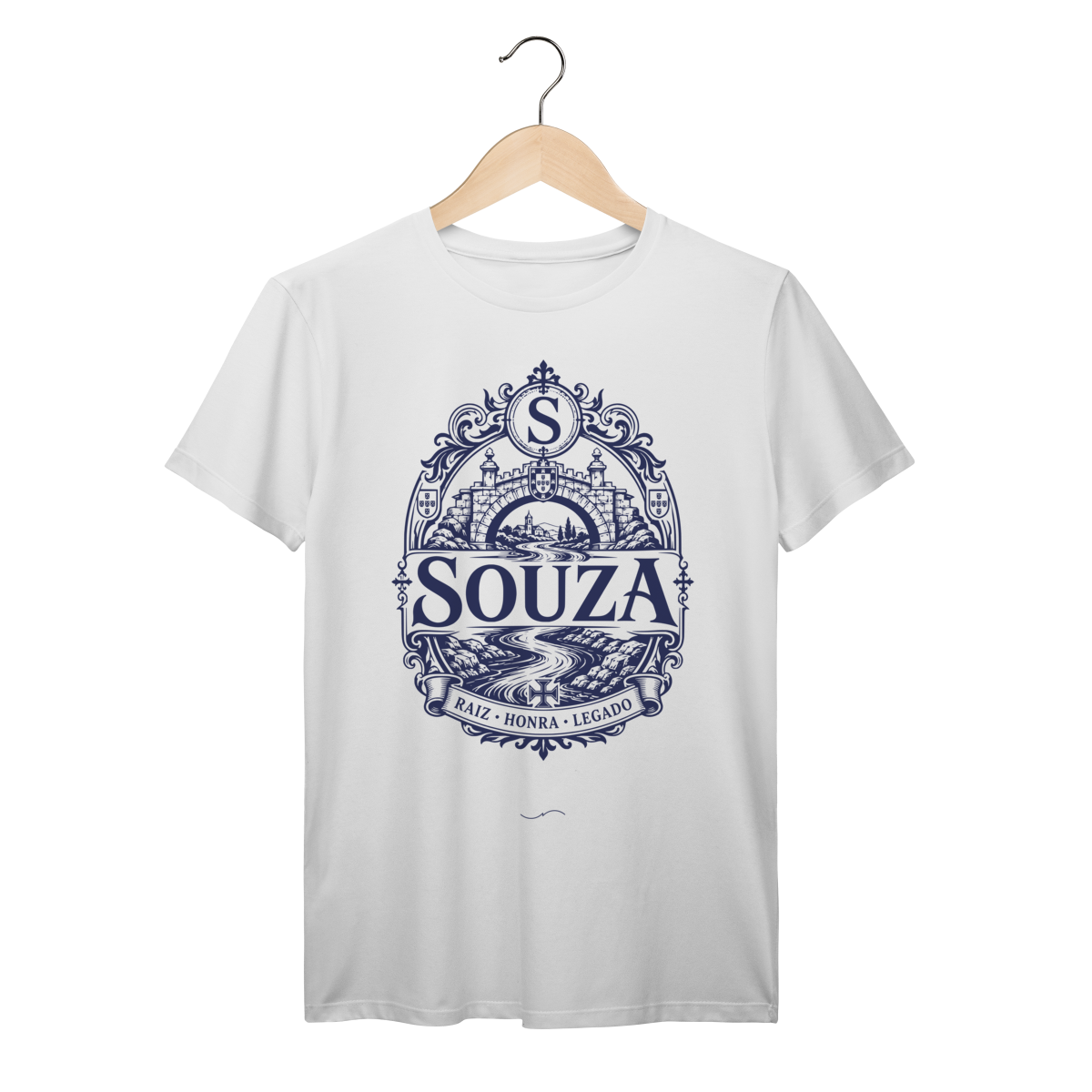 Mockup de Camiseta V1 Frente em branco